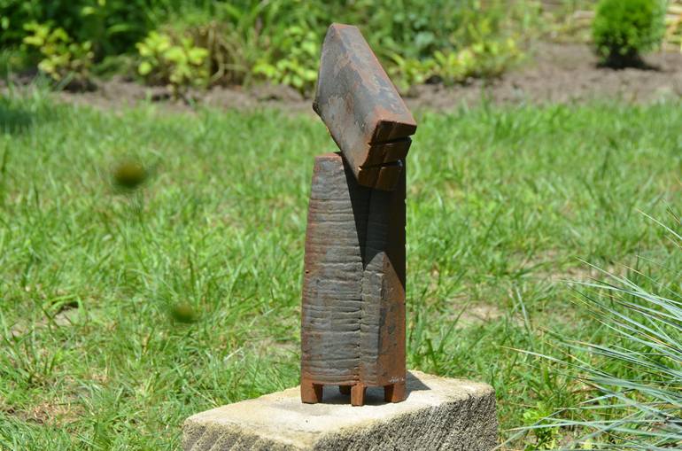 Original Abstract Garden Sculpture by Sejben Lajos