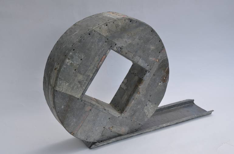 Original Cubism Abstract Sculpture by Sejben Lajos