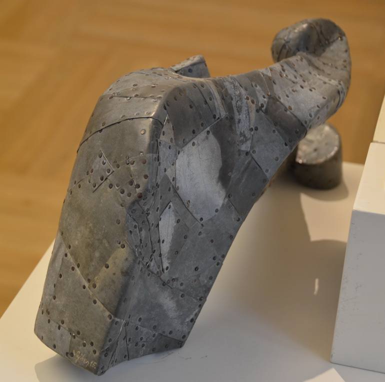Original Cubism Abstract Sculpture by Sejben Lajos