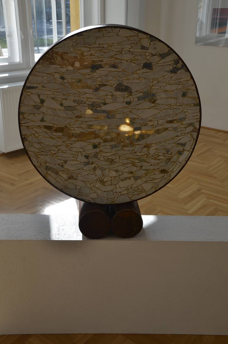 Original Abstract Garden Sculpture by Sejben Lajos