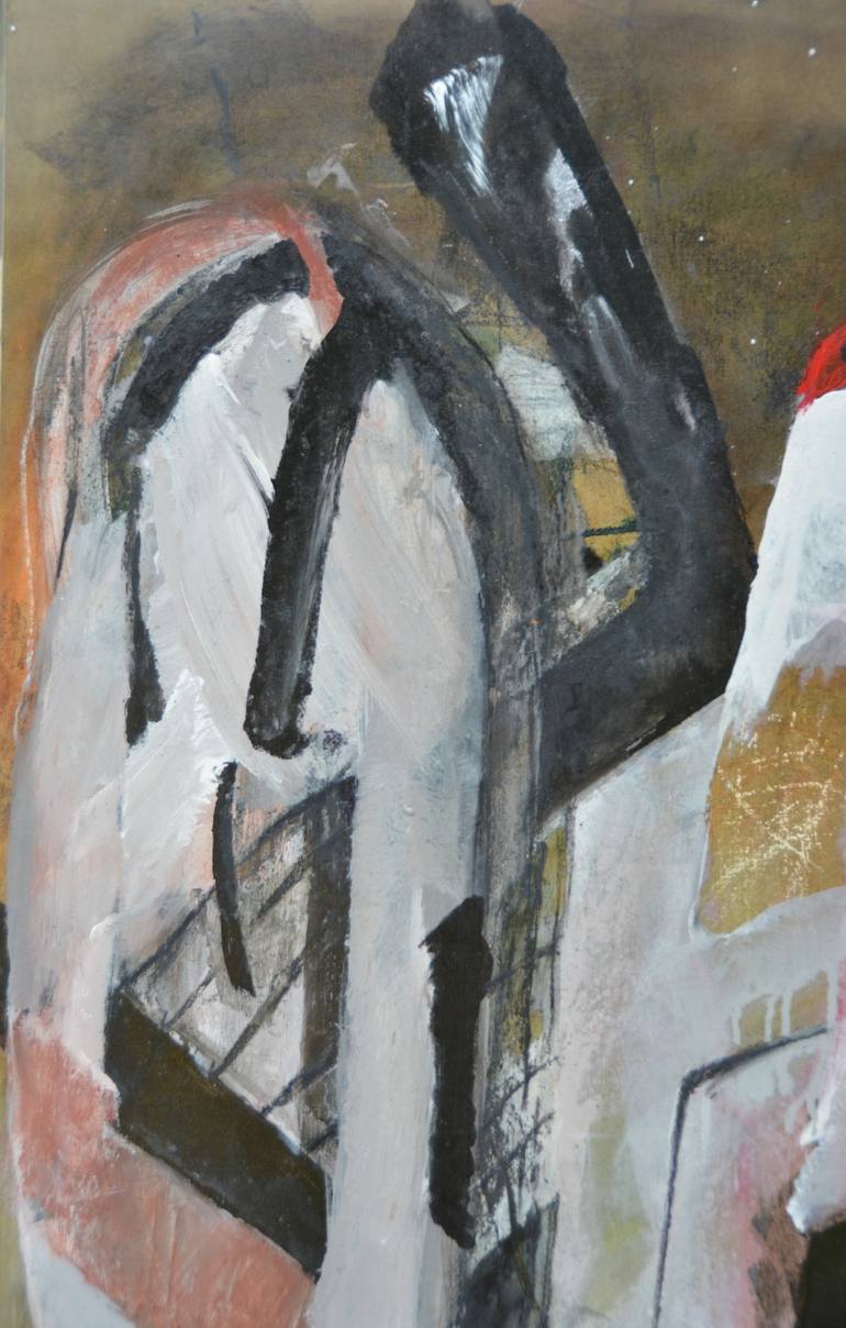 Original Cubism Abstract Painting by Sejben Lajos