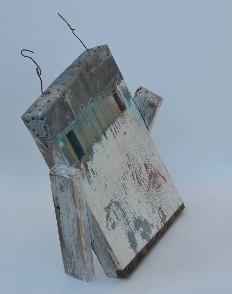 Original Abstract People Sculpture by Sejben Lajos