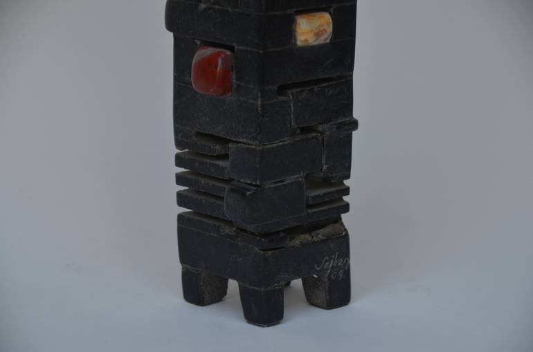 Original Cubism Abstract Sculpture by Sejben Lajos