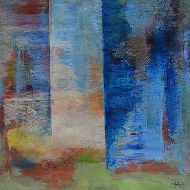 Print of Abstract Landscape Paintings by Sejben Lajos