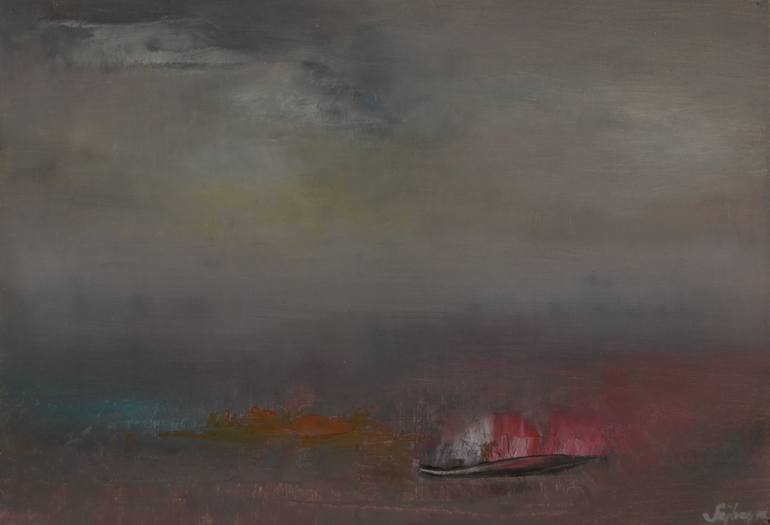Fiery landscape - Print