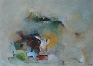 Print of Abstract Landscape Paintings by Sejben Lajos
