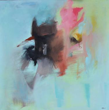 Original Expressionism Abstract Paintings by Sejben Lajos