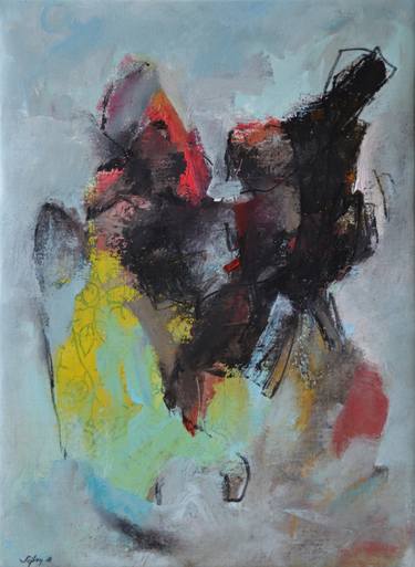 Print of Abstract Expressionism Abstract Paintings by Sejben Lajos