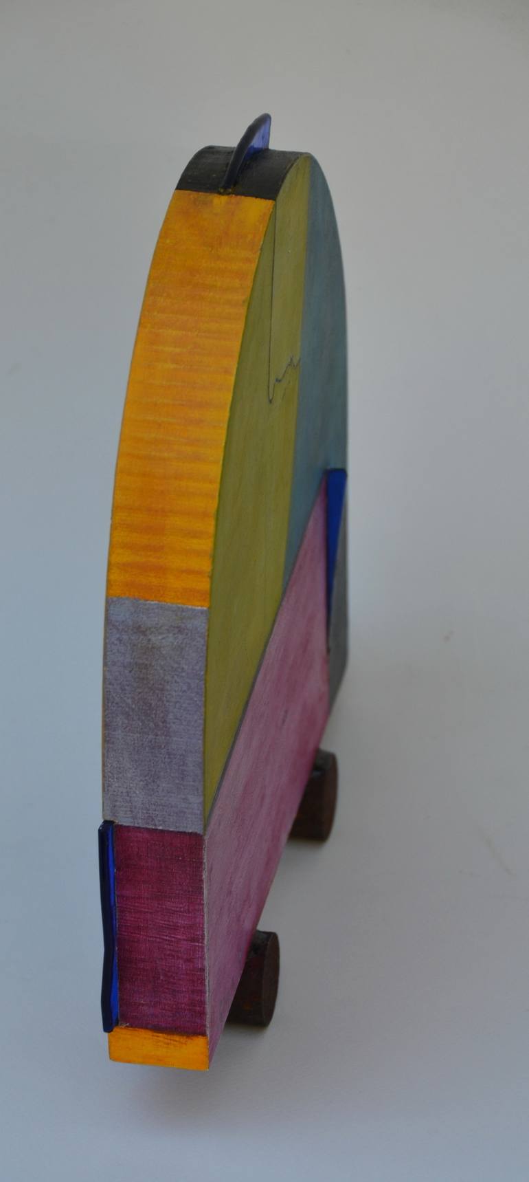 Original Cubism Abstract Sculpture by Sejben Lajos