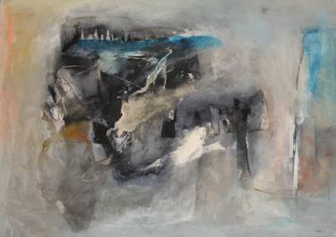 Original Abstract Expressionism Abstract Paintings by Sejben Lajos