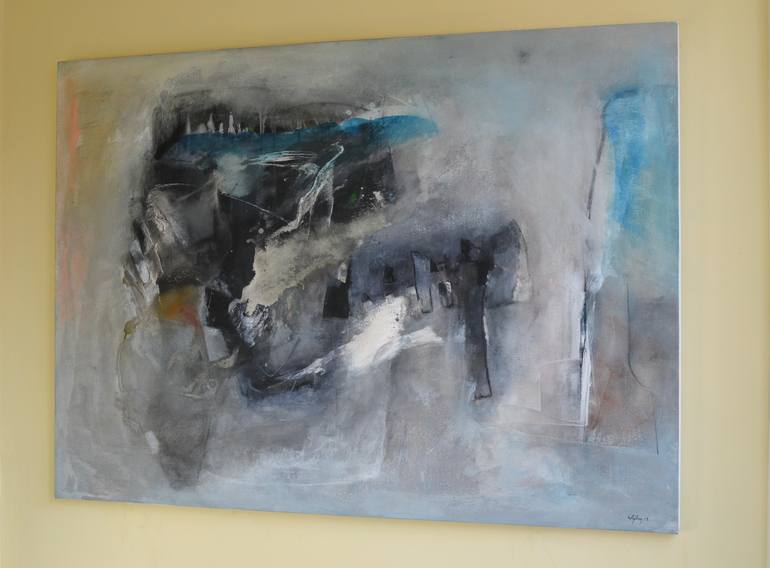 Original Abstract Painting by Sejben Lajos