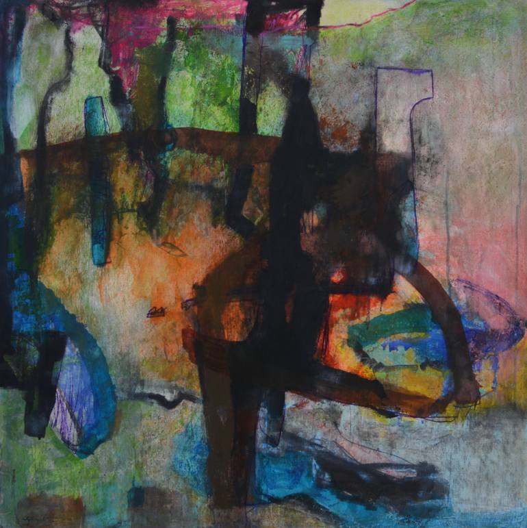 Print of Abstract Expressionism Abstract Paintings by Sejben Lajos