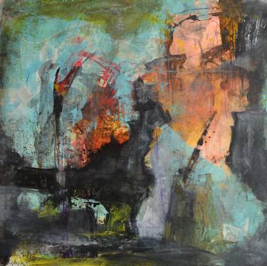 Original Abstract Paintings by Sejben Lajos