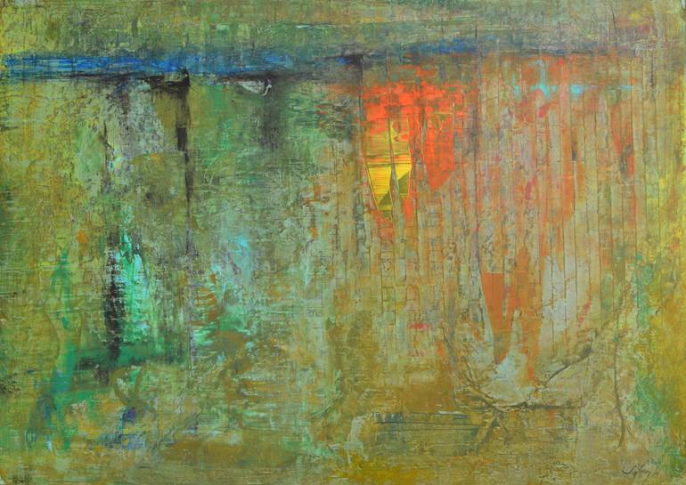 Print of Abstract Expressionism Abstract Paintings by Sejben Lajos