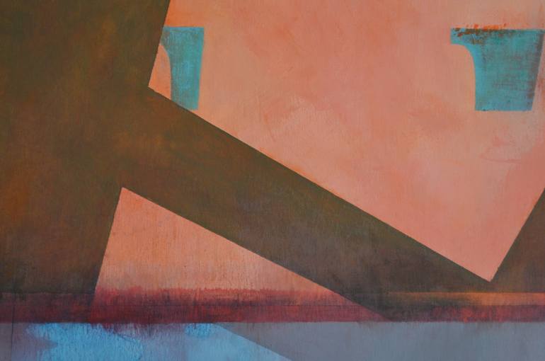 Original Cubism Abstract Painting by Sejben Lajos
