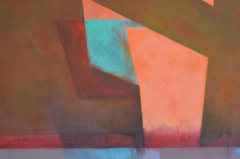 Original Cubism Abstract Painting by Sejben Lajos