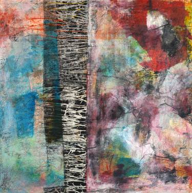 Print of Abstract Expressionism Abstract Collage by Sejben Lajos