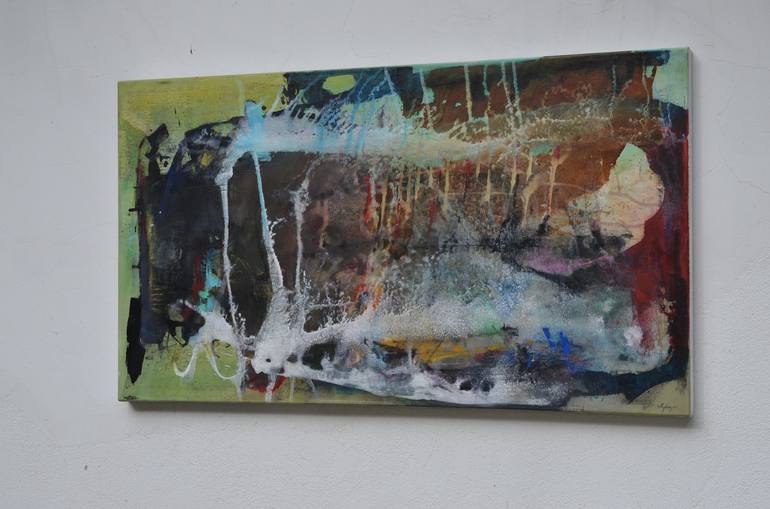 Original Abstract Painting by Sejben Lajos