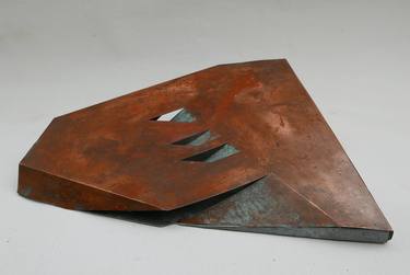 Original Cubism Abstract Sculpture by Sejben Lajos