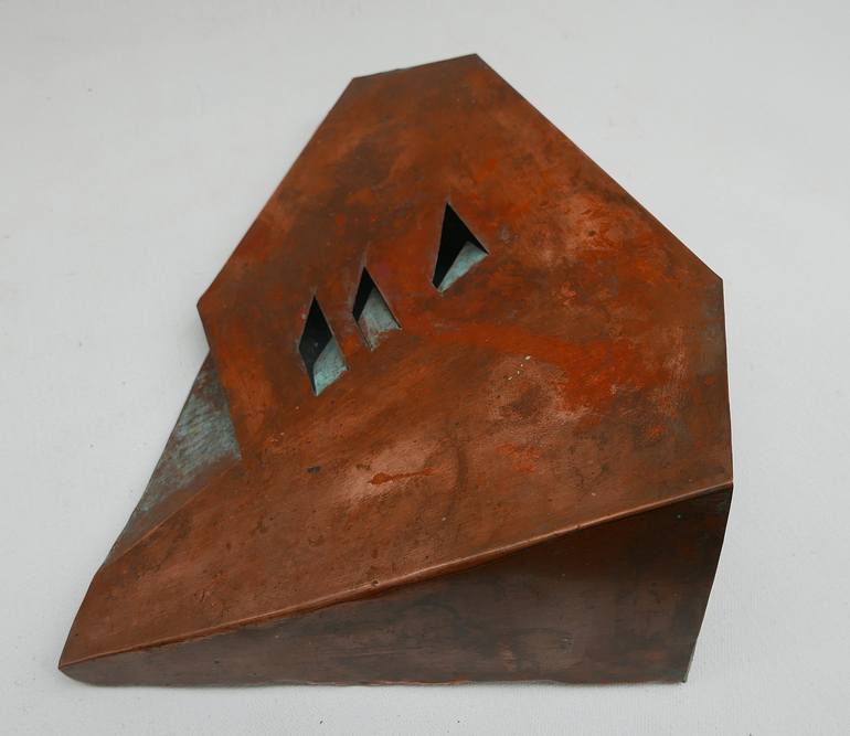 Original Cubism Abstract Sculpture by Sejben Lajos