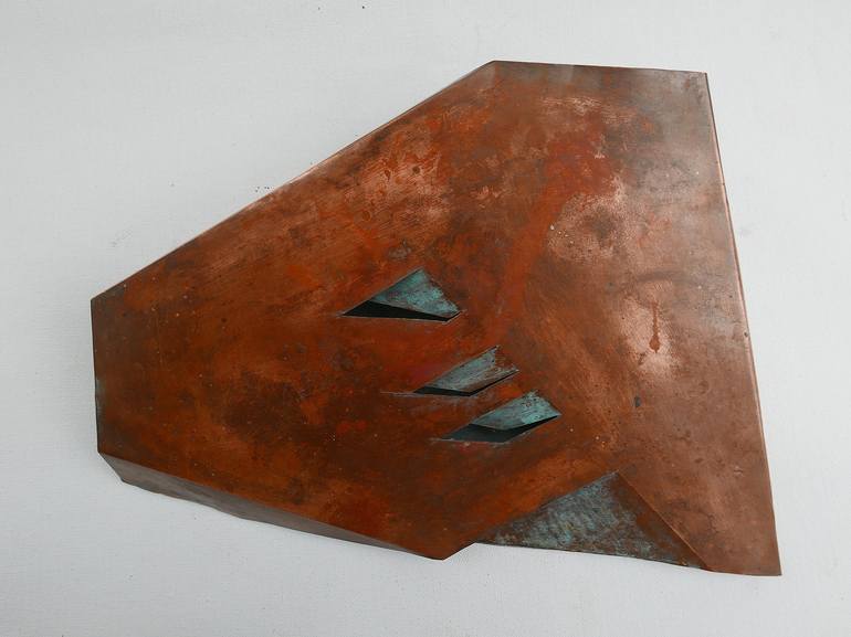 Original Cubism Abstract Sculpture by Sejben Lajos