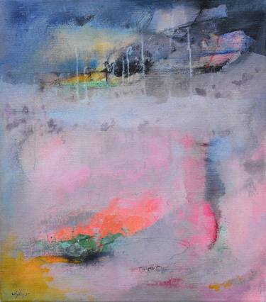 Print of Abstract Landscape Paintings by Sejben Lajos