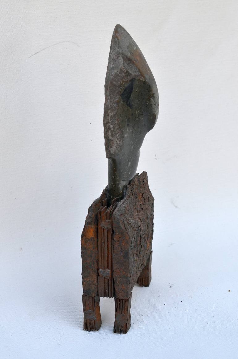 Original Figurative People Sculpture by Sejben Lajos