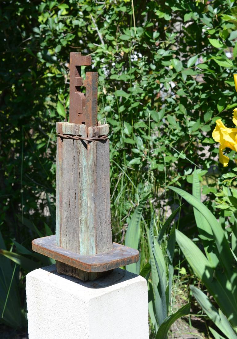 Original Abstract Garden Sculpture by Sejben Lajos