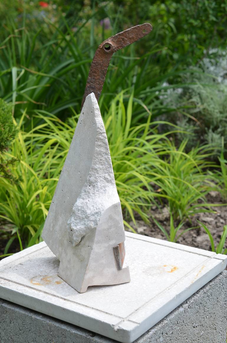 Original Abstract Garden Sculpture by Sejben Lajos
