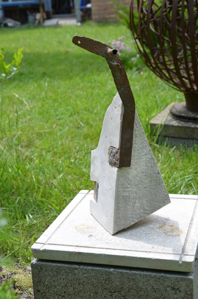 Original Abstract Garden Sculpture by Sejben Lajos