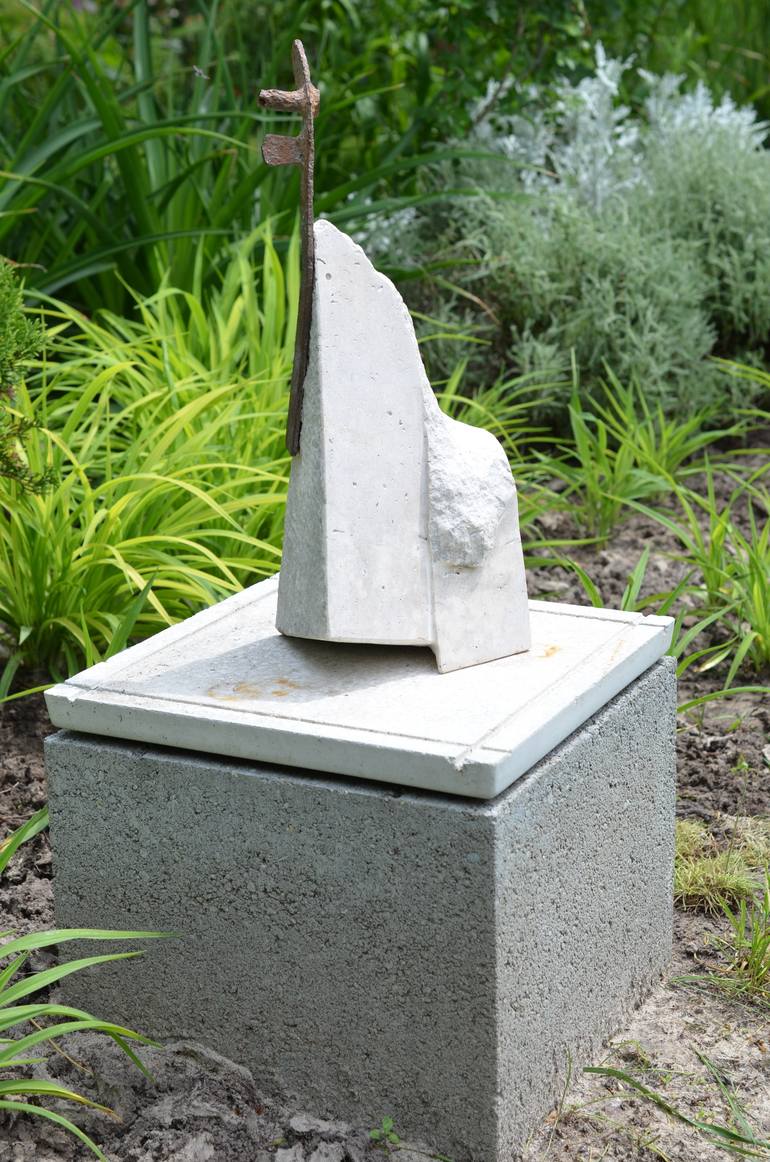 Original Abstract Garden Sculpture by Sejben Lajos