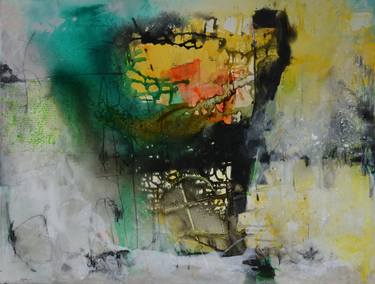Original Expressionism Abstract Paintings by Sejben Lajos