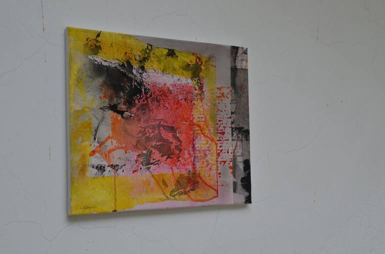 Original Abstract Painting by Sejben Lajos