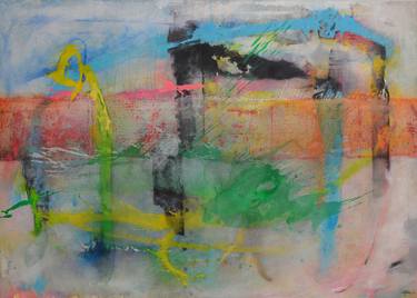 Original Abstract Paintings by Sejben Lajos