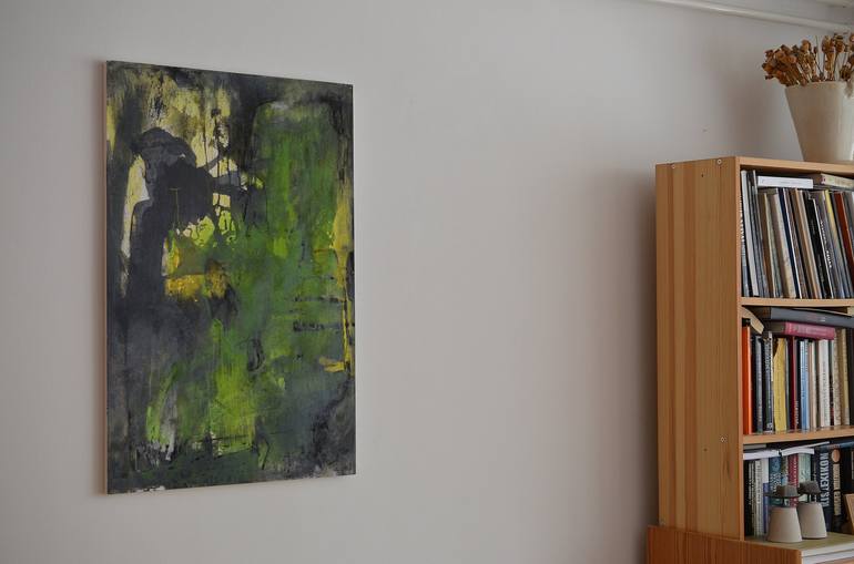 Original Abstract Painting by Sejben Lajos