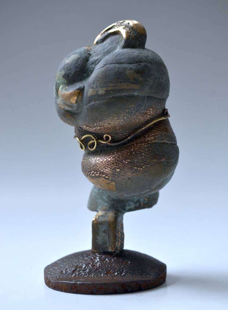 Original Cubism Women Sculpture by Sejben Lajos