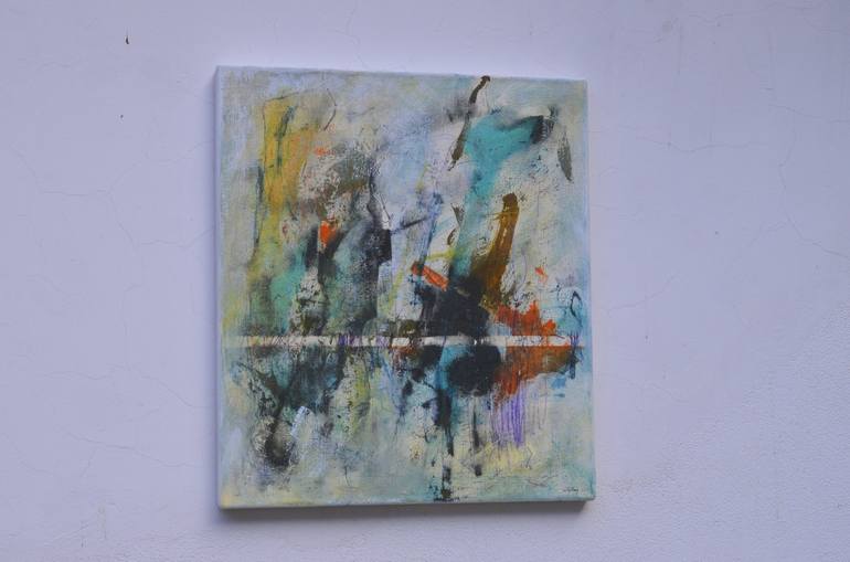 Original Abstract Painting by Sejben Lajos