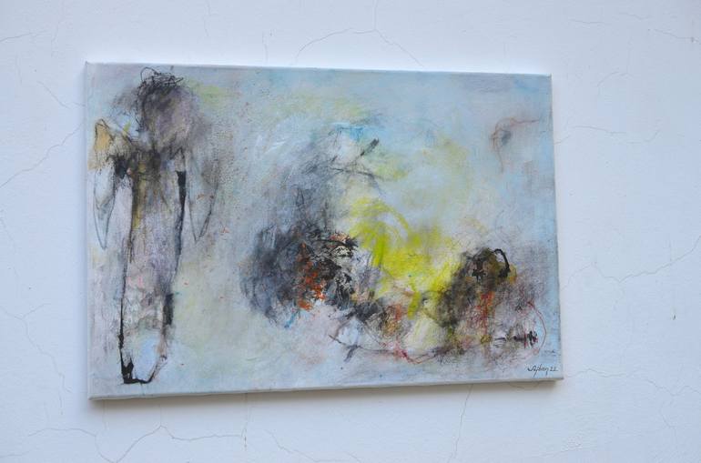 Original Abstract Painting by Sejben Lajos