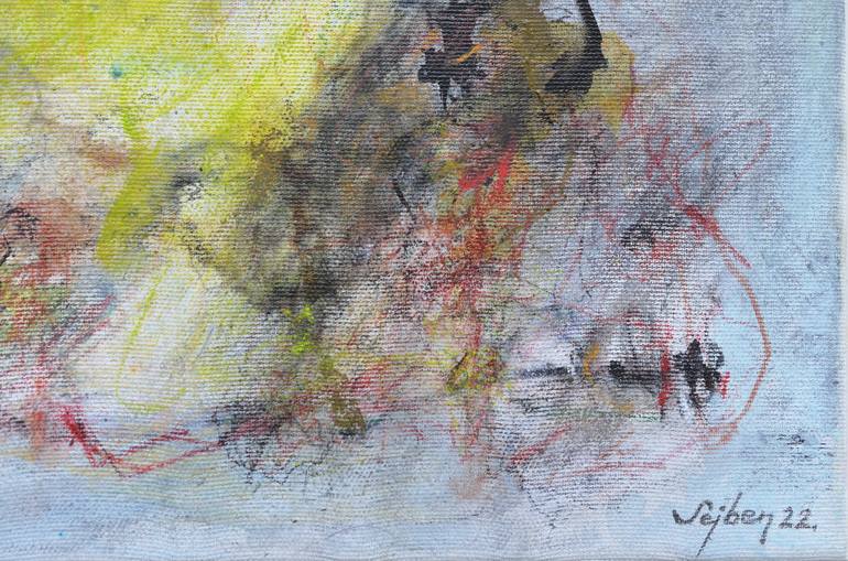 Original Contemporary Abstract Painting by Sejben Lajos