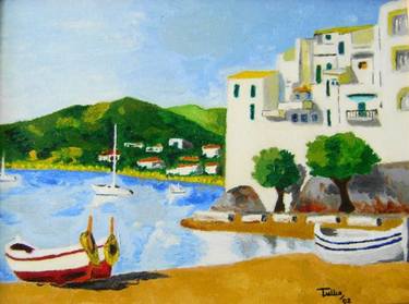 Original Impressionism Places Paintings by Tullio Mesi
