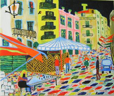 Print of Expressionism Places Paintings by Tullio Mesi