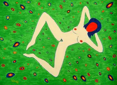 Print of Surrealism Nude Paintings by Tullio Mesi