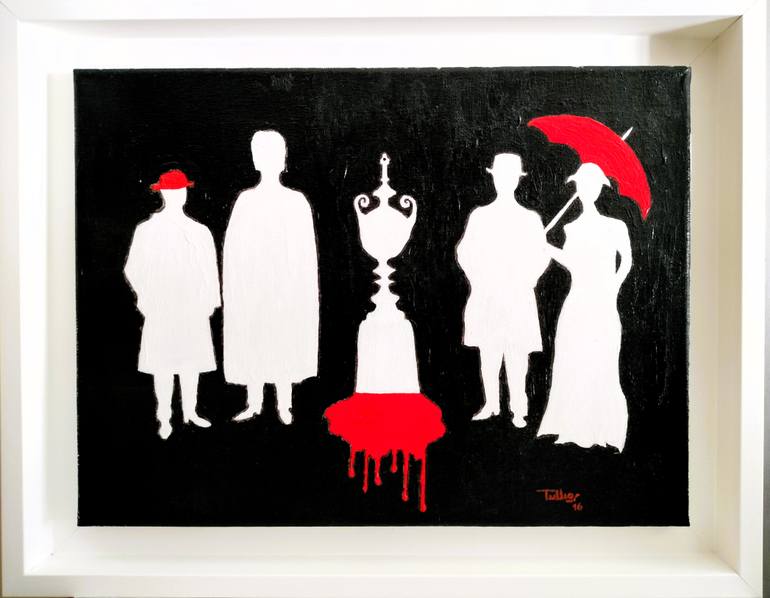 Original Conceptual Sports Painting by Tullio Mesi