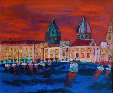 Print of Impressionism Places Paintings by Tullio Mesi