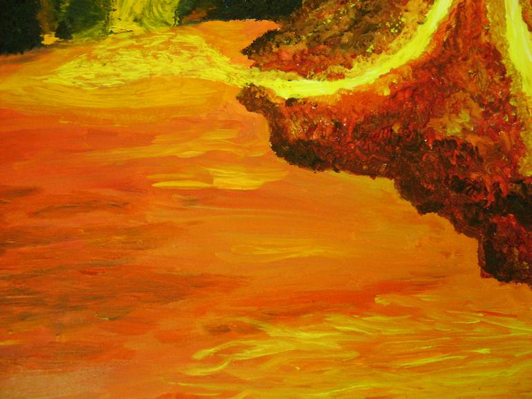 Original Impressionism Outer Space Painting by Tullio Mesi