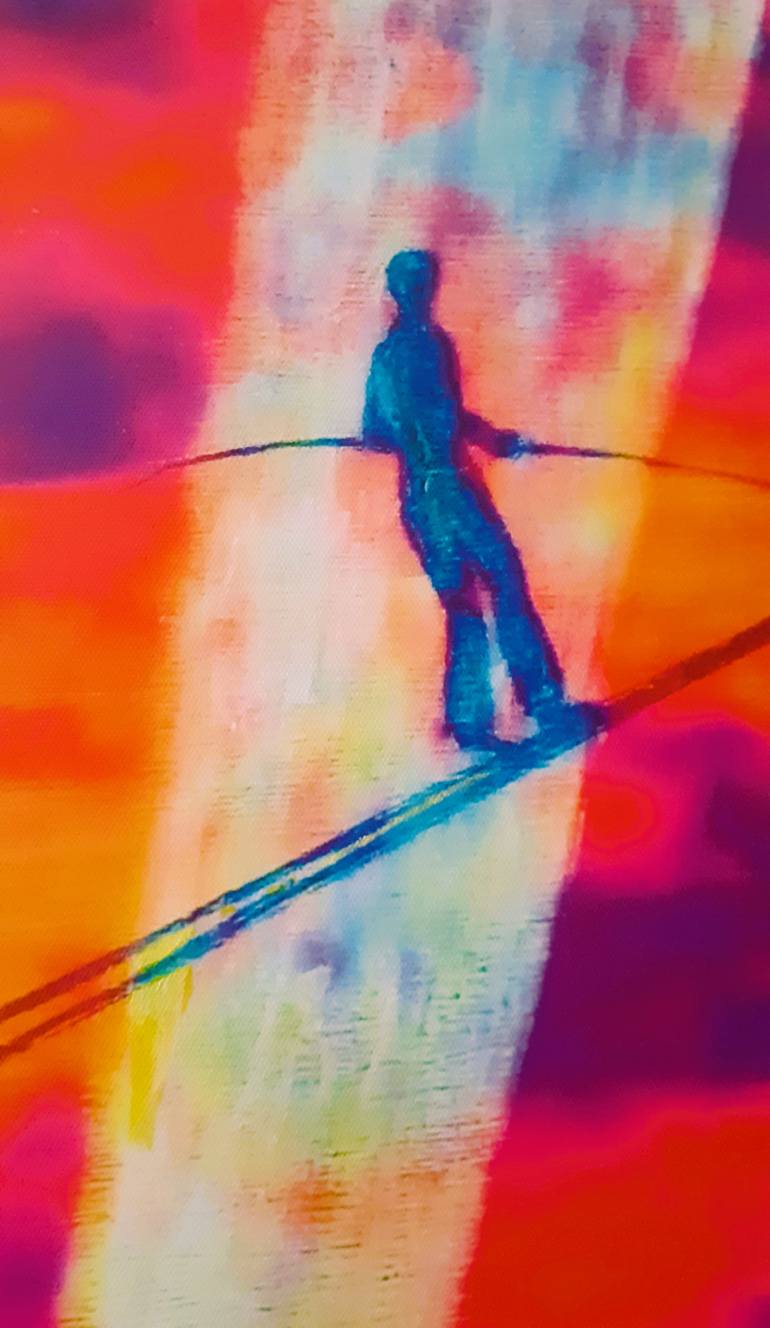 Original Conceptual Performing Arts Printmaking by Tullio Mesi
