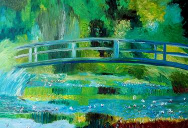 The Japanese Footbridge (inspierd by Claude Monet) thumb