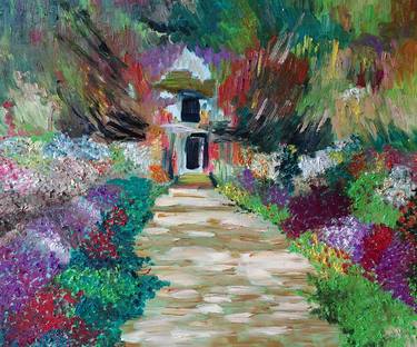 The Monet's garden (inspierd by Claude Monet) thumb