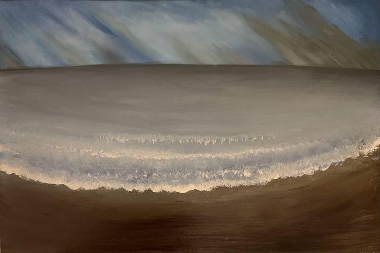 Original Abstract Expressionism Beach Paintings by Zak Kirakosian