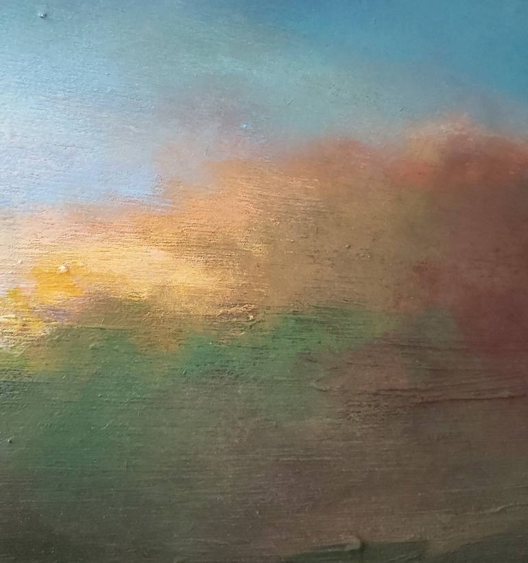 Original Abstract Landscape Painting by Mary Burtenshaw